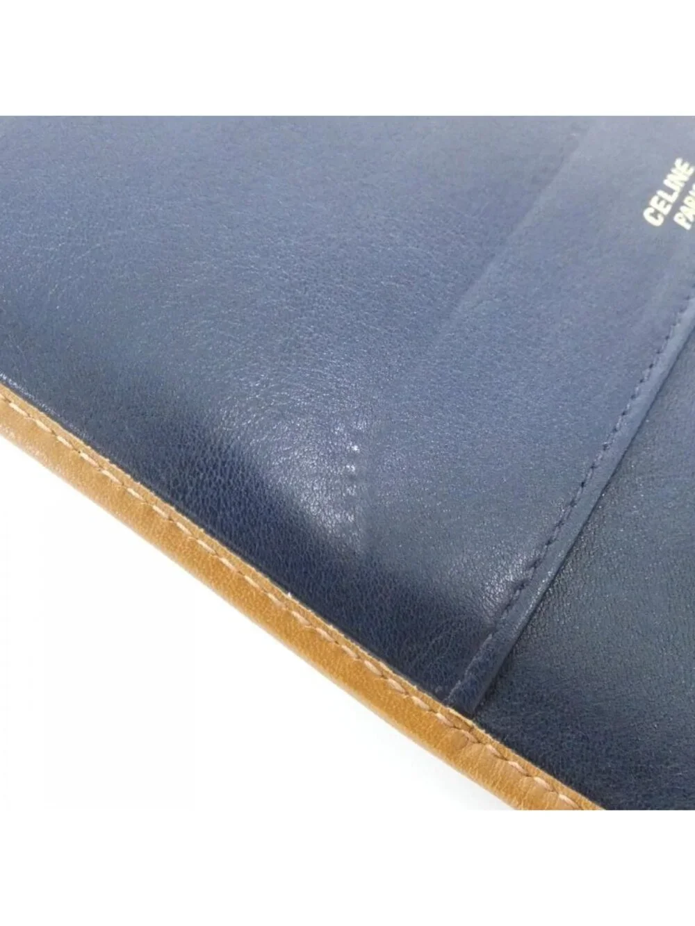 Celine Vintage Wallet Navy